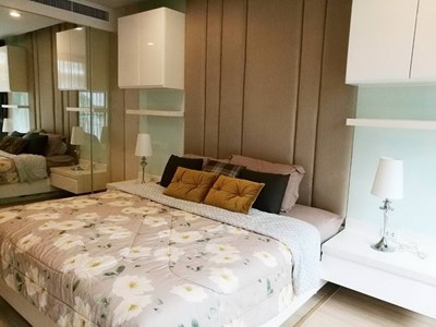 Condominium for rent Central Pattaya showing the bedroom suite