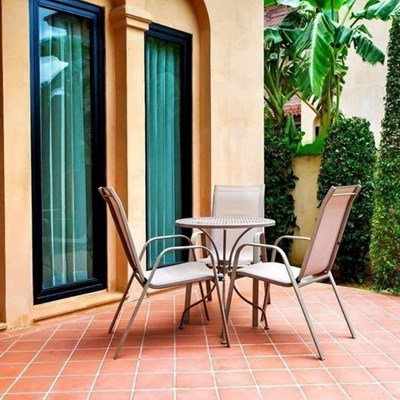 House for sale Na Jomtien Pattaya showing the outside terrace