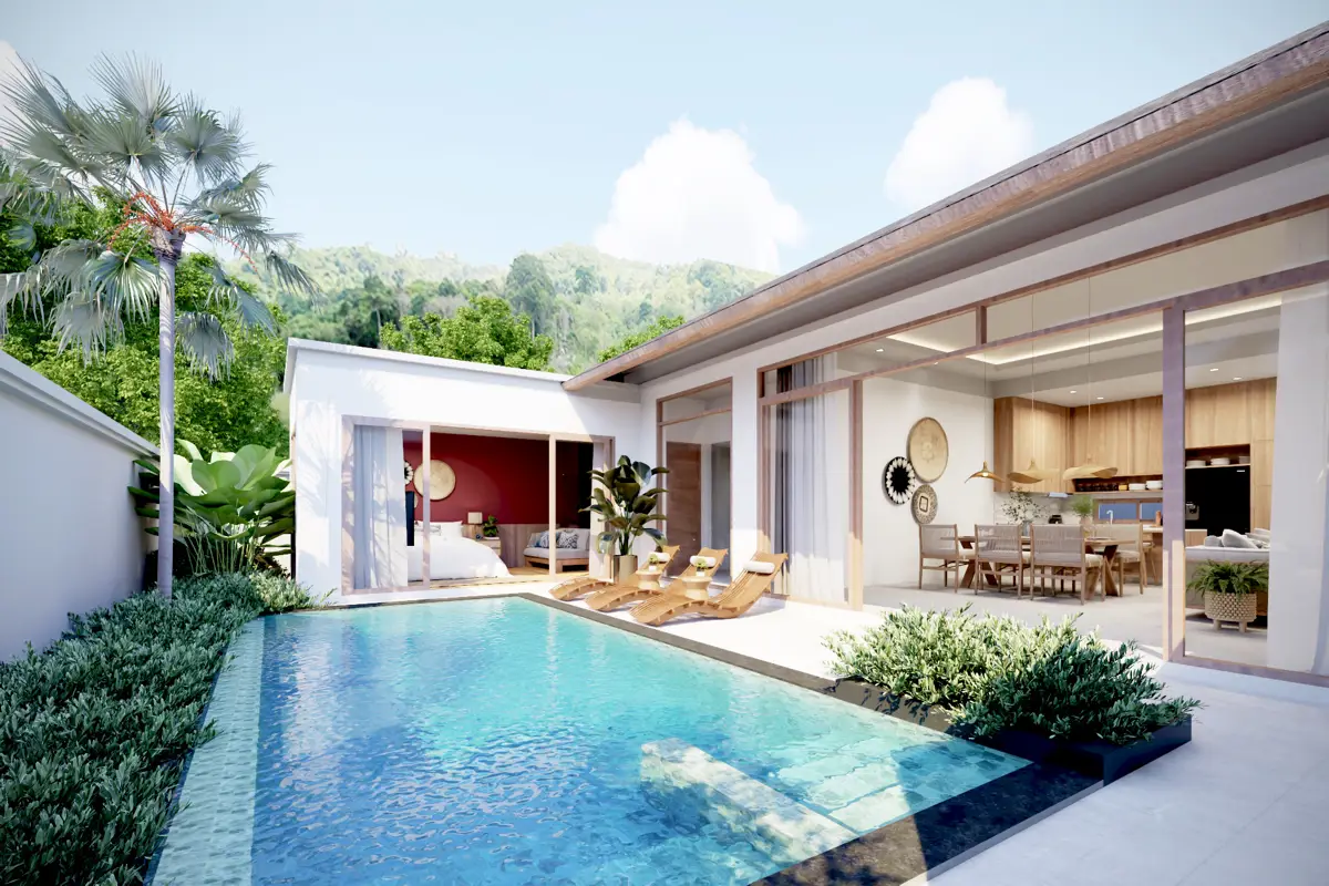 3 Bedroom Modern Balinese Phuvista 3 Naiyang Pool Villa - A21