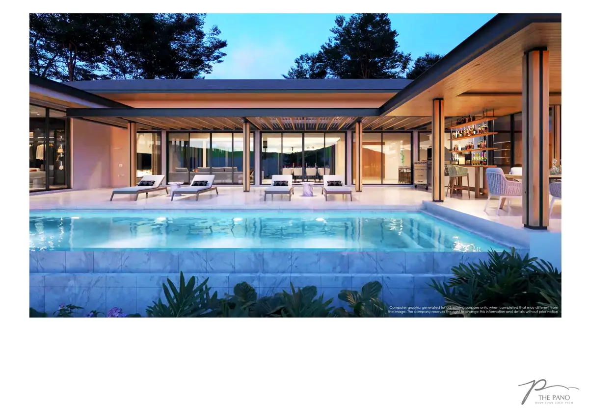 3 Bedroom 3 Bathroom The Pano Baan Suan Loch Palm for sale - A