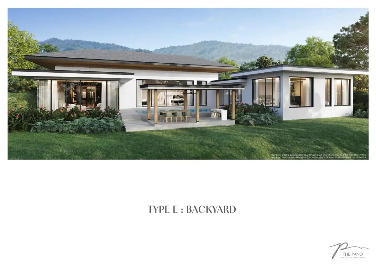 4 Bedroom 4 Bathroom The Pano Baan Suan Loch Palm for sale - E11
