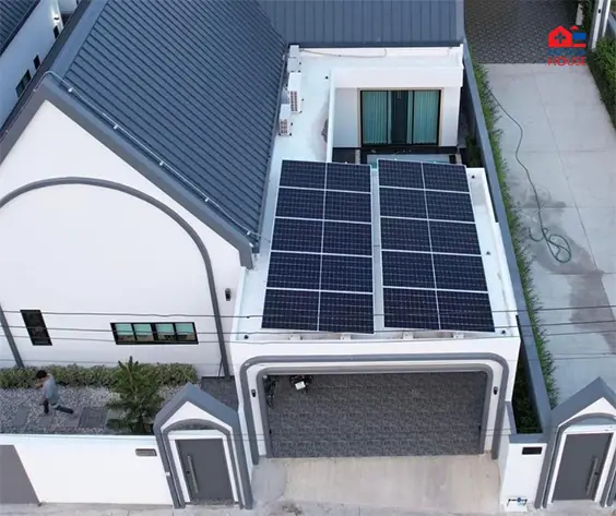 Modernes Wohnen trifft auf umweltfreundliches Design: Ein luxuriöses Solarhaus erwartet Sie!