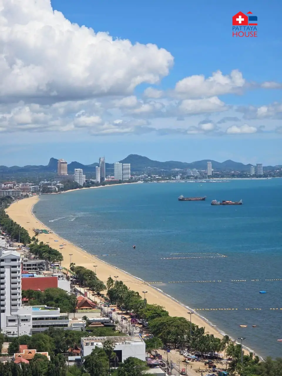 1-Schlafzimmer-Eigentumswohnung zu verkaufen am Copacabana Beach Jomtien, Pattaya