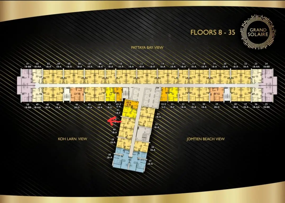 Grand Solaire 1 Bedroom for sale