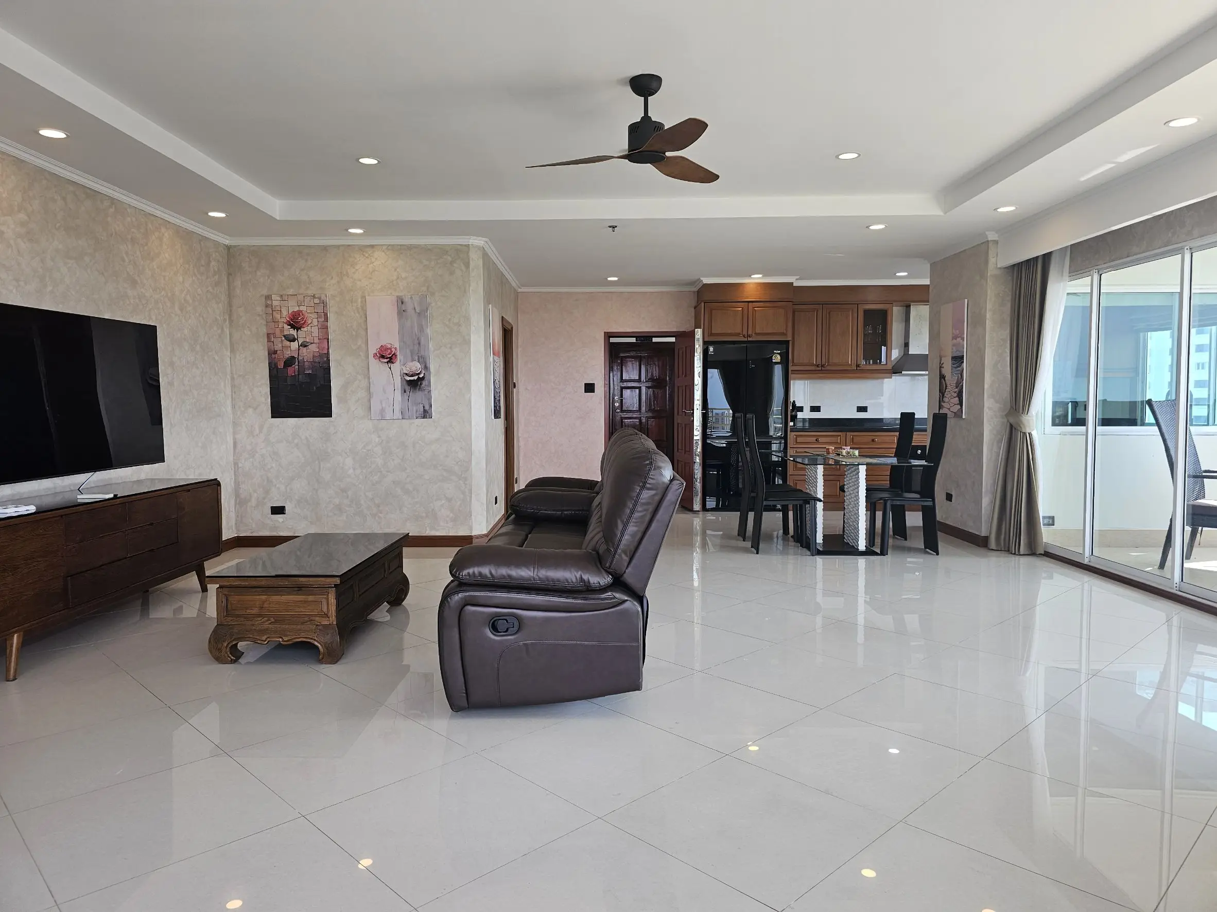 View Talay 5 D  swimming pool, ample parking space, a garden, and a security system for 24 hours