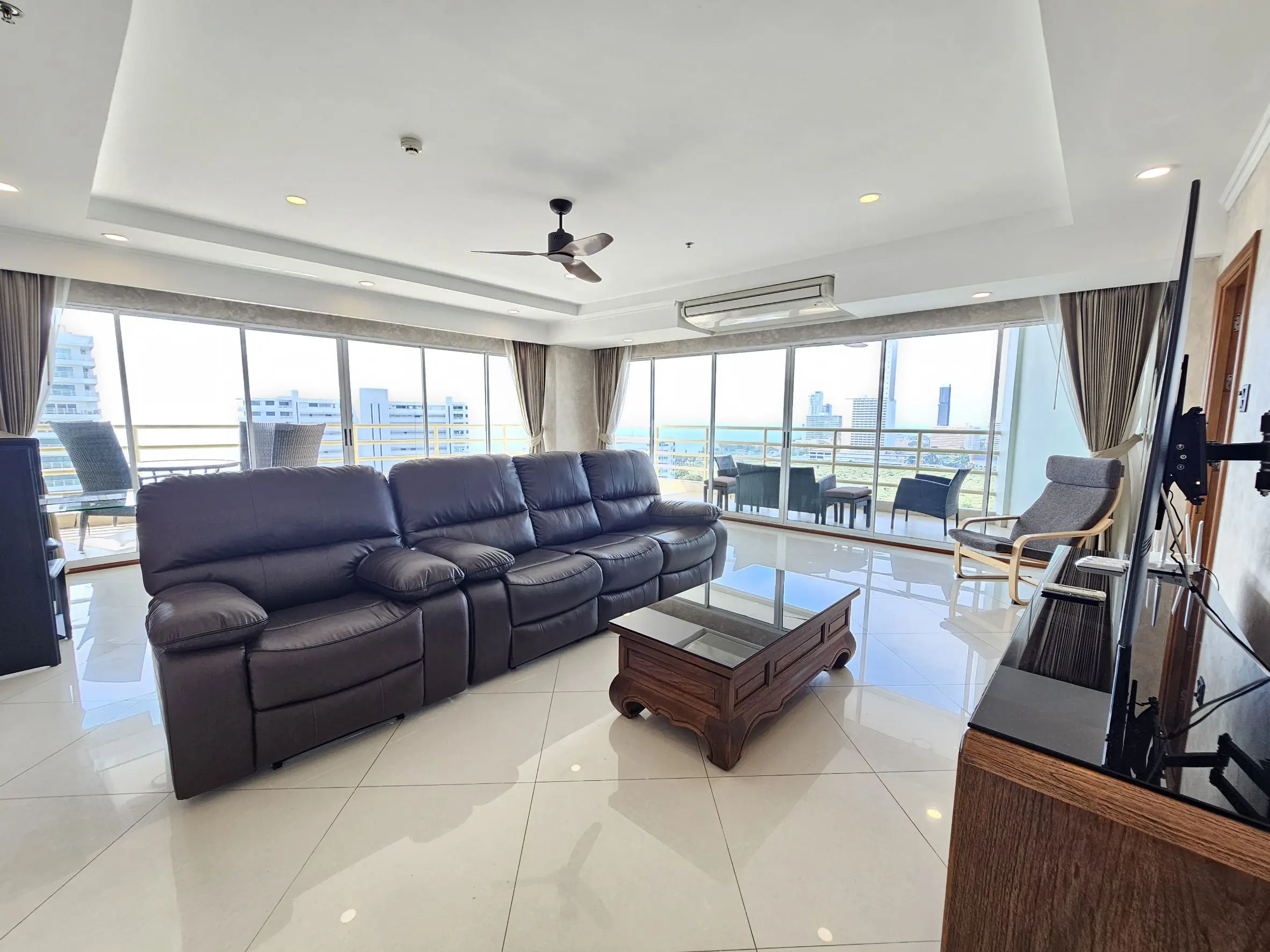 View Talay 5 D  swimming pool, ample parking space, a garden, and a security system for 24 hours