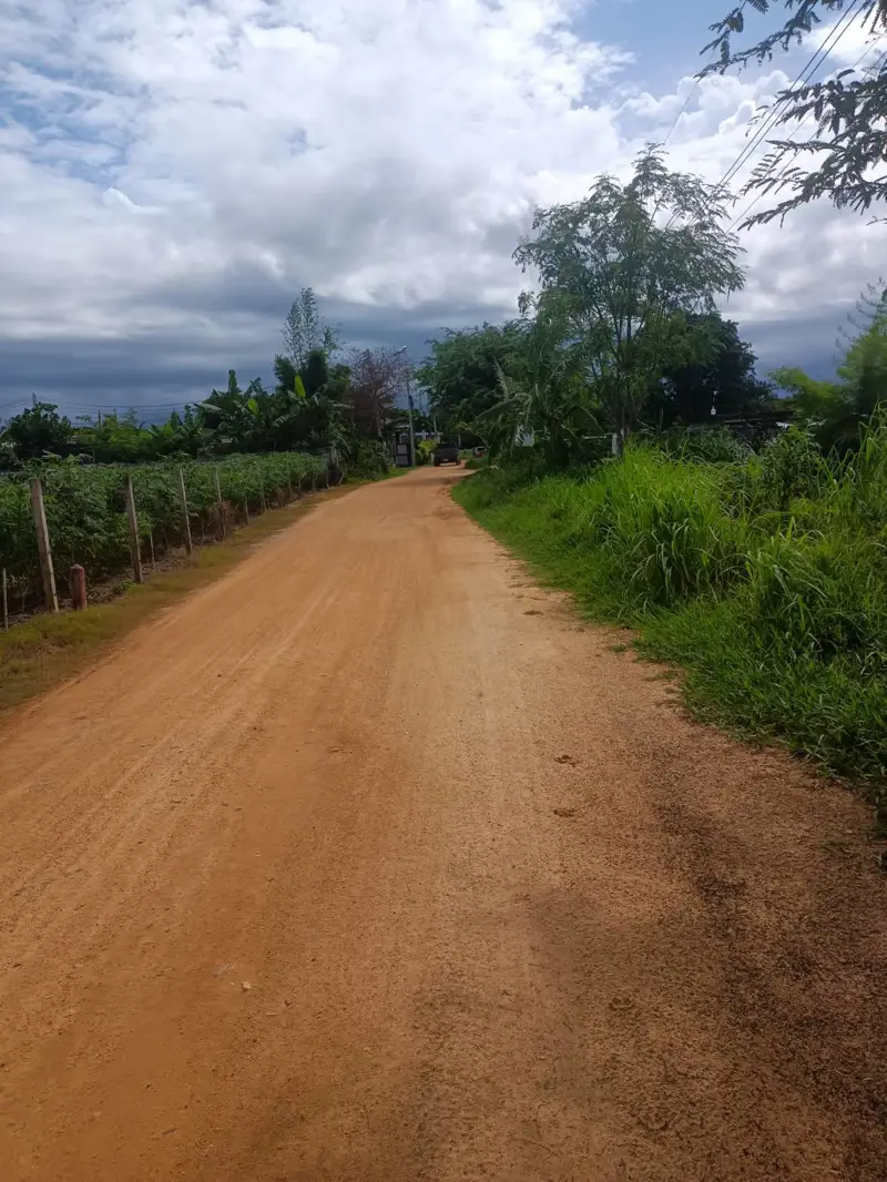 Land for sale in Hua Yai known for its rustic charm and is situated near popular  destination of Pattaya characterized by its natural landscapes, including lush greenery and agricultural land.