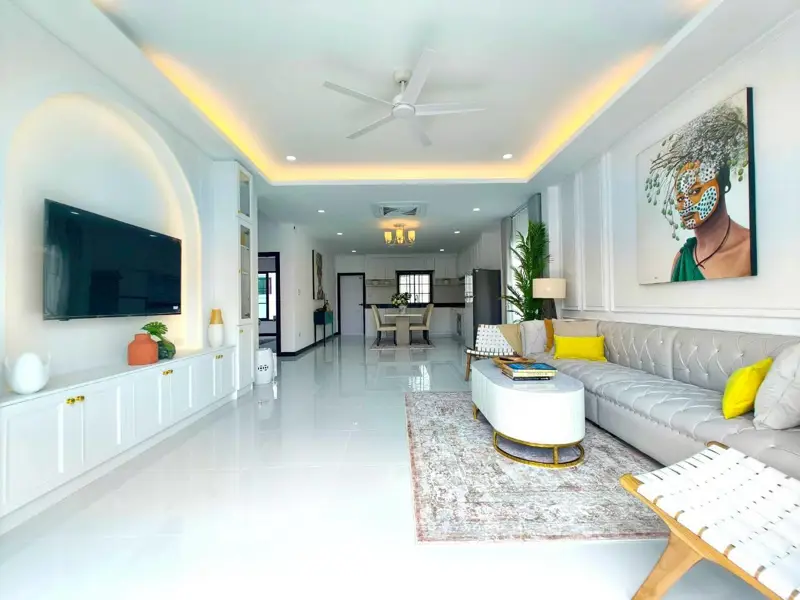  4 bed House for rent  in Sattahip at Garden Hill Garden Hill and has the following facilities: Swimming pool, Gym, Security and Car park.