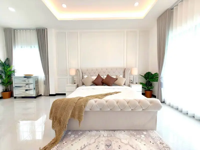  4 bed House for rent  in Sattahip at Garden Hill Garden Hill and has the following facilities: Swimming pool, Gym, Security and Car park.