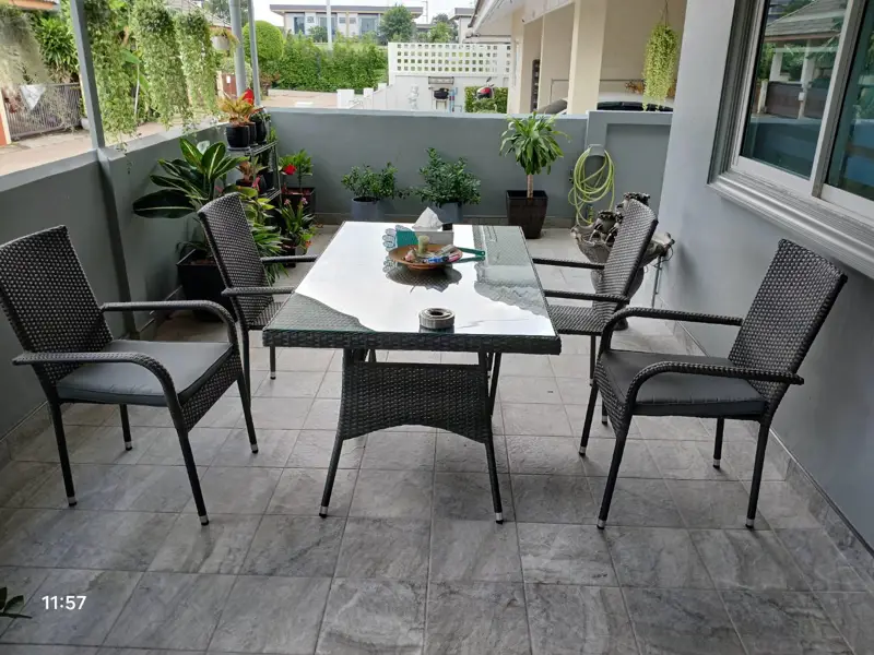 Nibbana Shade 2 bedrooms house for rent Beautiful green areas   Communal swimming pool   Fully equipped gym   24-hour security  Two outdoor sitting areas for relaxation