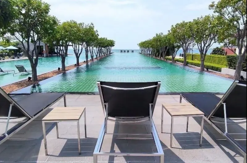 2 bed Condo for rent  Swimming pool, Gym, Security, Car park, Garden, Sauna, Children's area, Concierge, Library and Grill.