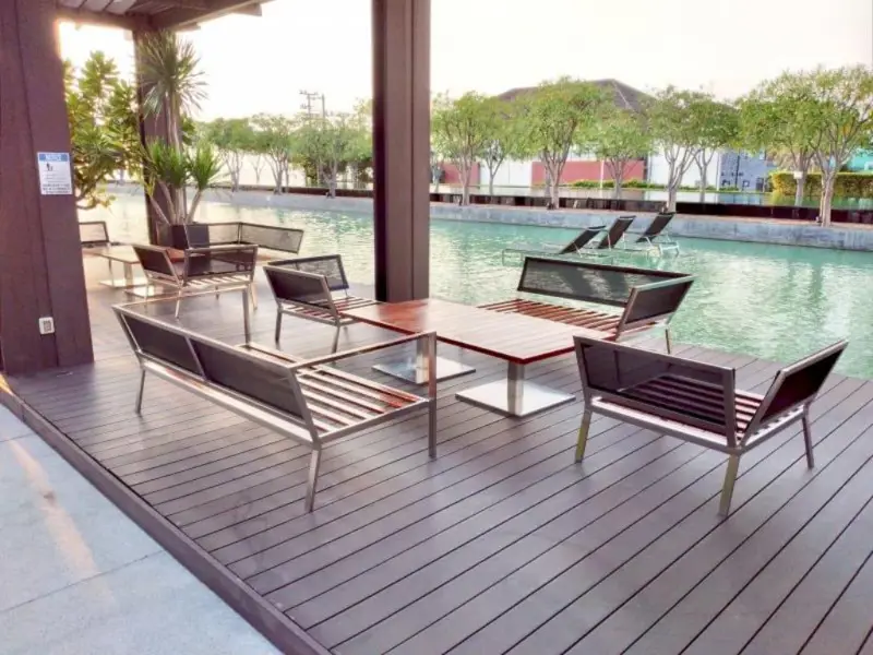 2 bed Condo for rent  Swimming pool, Gym, Security, Car park, Garden, Sauna, Children's area, Concierge, Library and Grill.