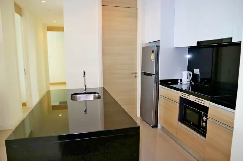 2 bed Condo for rent  Swimming pool, Gym, Security, Car park, Garden, Sauna, Children's area, Concierge, Library and Grill.