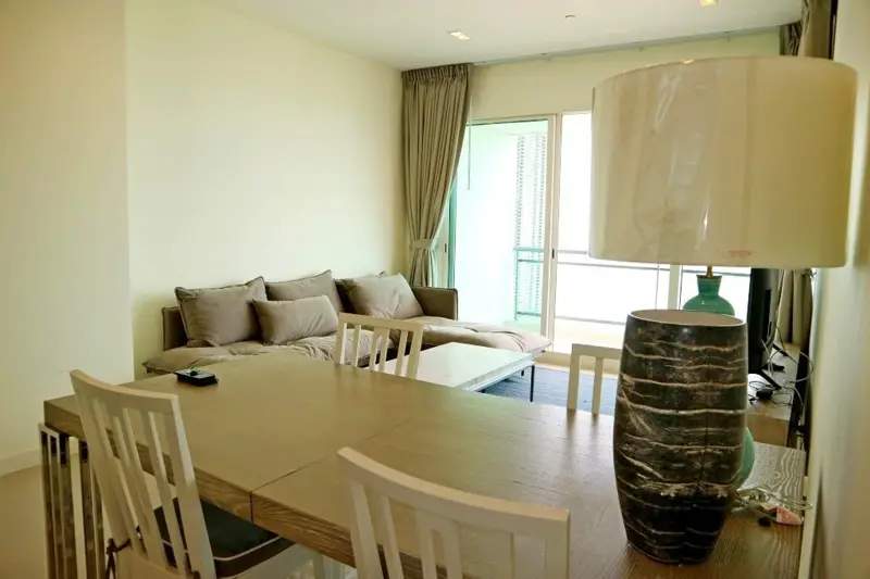 2 bed Condo for rent  Swimming pool, Gym, Security, Car park, Garden, Sauna, Children's area, Concierge, Library and Grill.