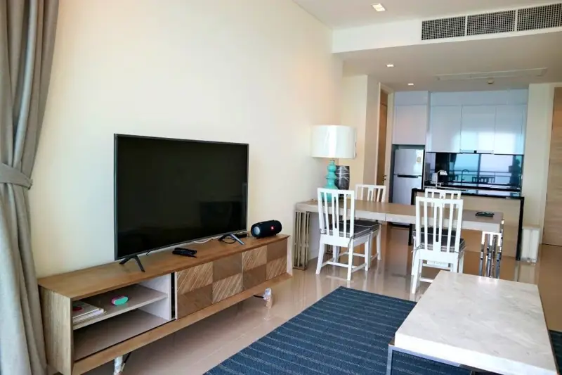 2 bed Condo for rent  Swimming pool, Gym, Security, Car park, Garden, Sauna, Children's area, Concierge, Library and Grill.