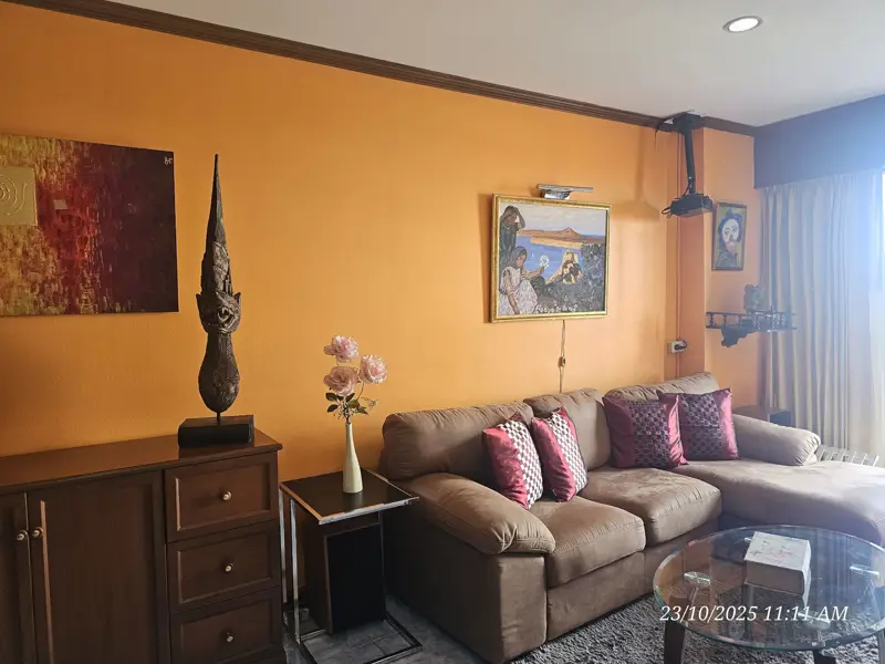 View Talay 2 1 bed condo for rent  550 meters close to Jomtien Beach overlooking a 180-degree sea view. Many shopping centers, Thai and international restaurants