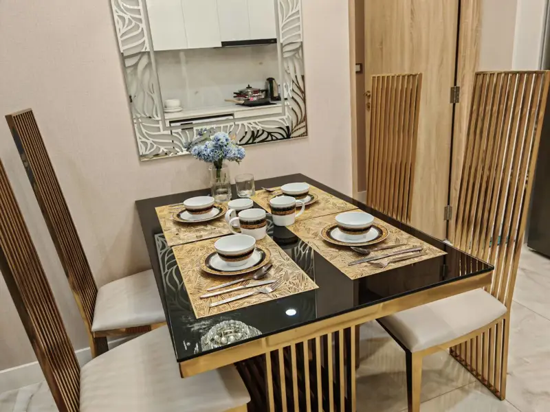 1 bed Condo near Jomtien Beach with Swimming pool, Gym, Internet, Security, Car park, Garden, Sauna, Children's area and Elevator.