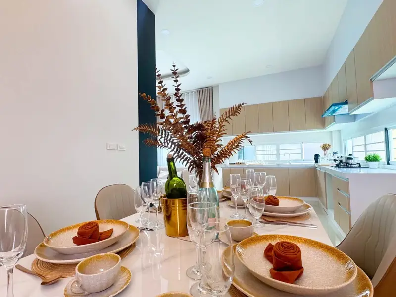 4 bed spacious home to buy in  East Pattaya, located near bustling beachfront areas, convenient access to amenities, international schools, golf courses, and a wide range of housing options,