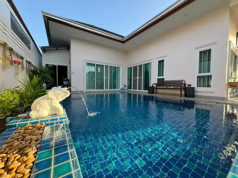 pool villa bangsaray Pattaya Land size 64. sqw.  Just 10mins from nongnuch garden  from the beach ban Amphur and bangsaray