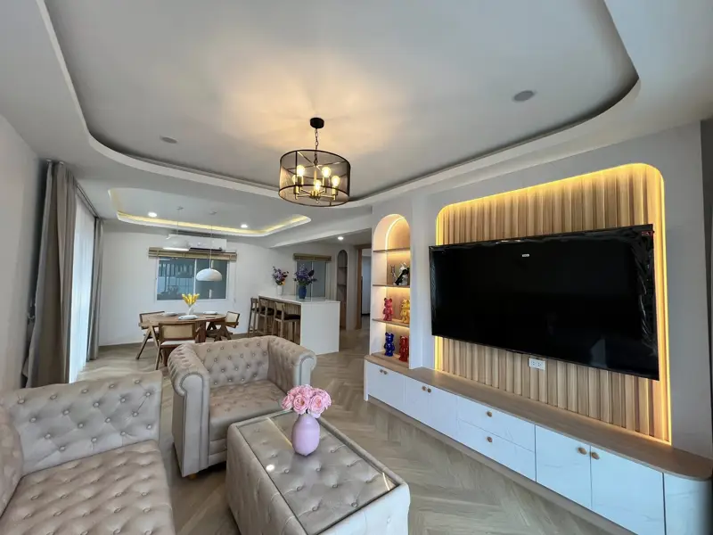 Pruksanara Jomtien Village house for sale 3 bedrooms   3 bathrooms   1 living room   Large European kitchen   Private swimming pool