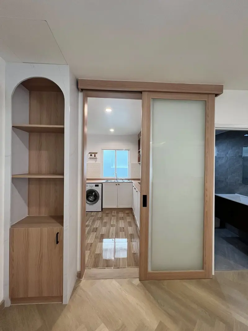 Pruksanara Jomtien Village house for sale 3 bedrooms   3 bathrooms   1 living room   Large European kitchen   Private swimming pool