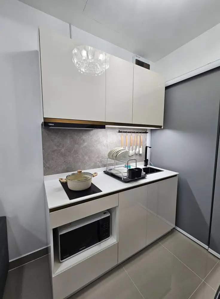 New Nordic Trend 5, 1 Bedroom condo With Pool view  pets allowed.  1 bedroom, 2 bathrooms, 1 living room. 45 square meters.