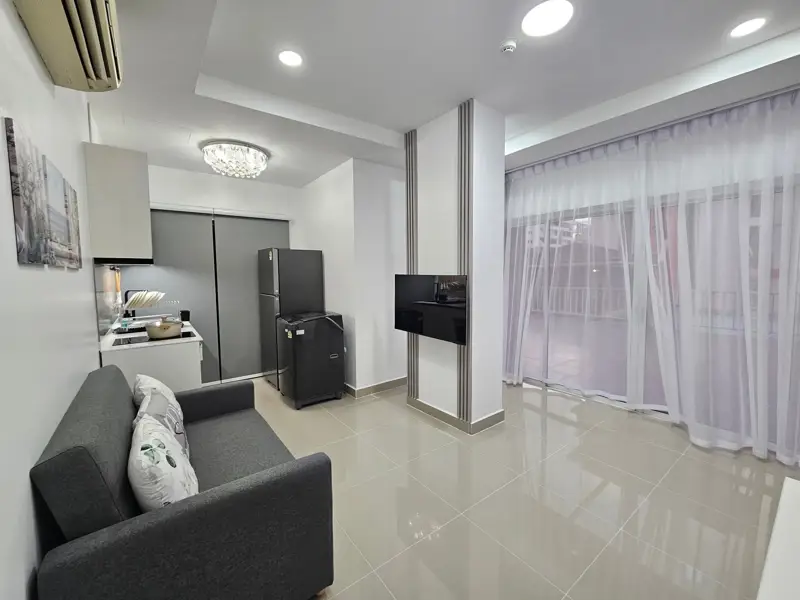 New Nordic Trend 5, 1 Bedroom condo With Pool view  pets allowed.  1 bedroom, 2 bathrooms, 1 living room. 45 square meters.