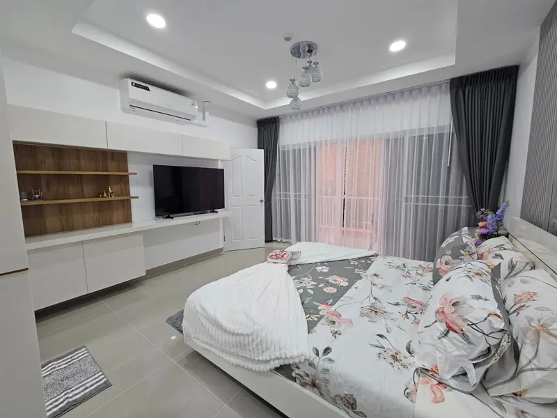 New Nordic Trend 5, 1 Bedroom condo With Pool view  pets allowed.  1 bedroom, 2 bathrooms, 1 living room. 45 square meters.