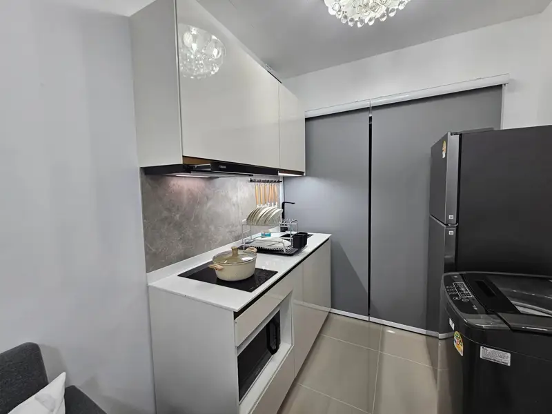 New Nordic Trend 5, 1 Bedroom condo With Pool view  pets allowed.  1 bedroom, 2 bathrooms, 1 living room. 45 square meters.