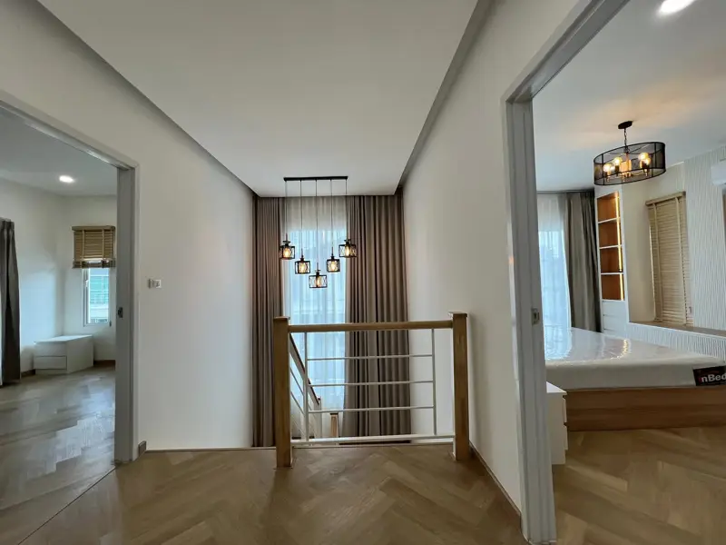 Pruksanara Jomtien Village house for sale 3 bedrooms   3 bathrooms   1 living room   Large European kitchen   Private swimming pool