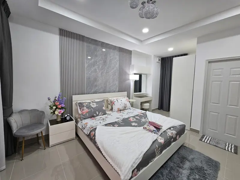 New Nordic Trend 5, 1 Bedroom condo With Pool view  pets allowed.  1 bedroom, 2 bathrooms, 1 living room. 45 square meters.