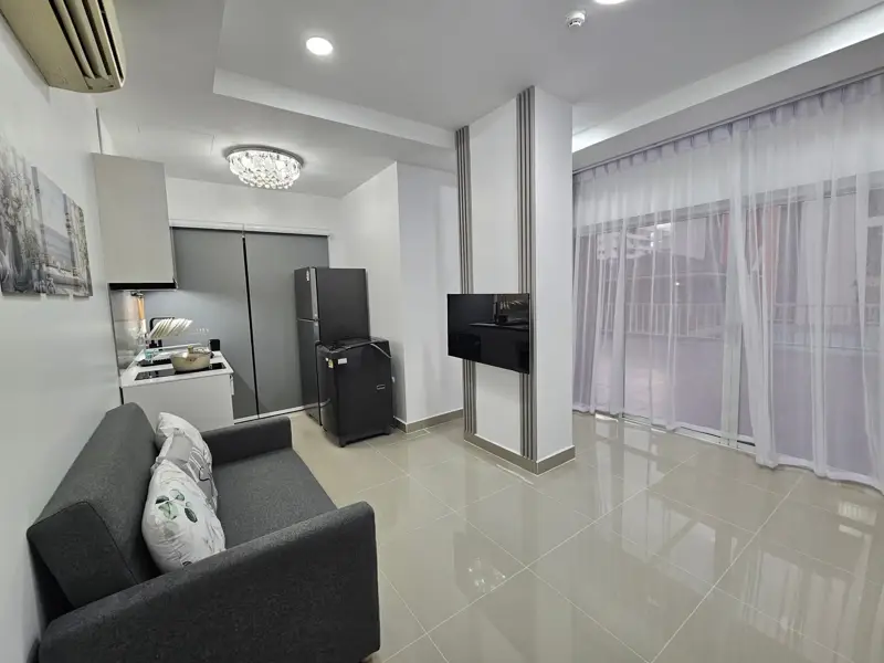 New Nordic Trend 5, 1 Bedroom condo With Pool view  pets allowed.  1 bedroom, 2 bathrooms, 1 living room. 45 square meters.