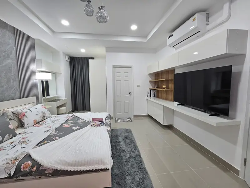 New Nordic Trend 5, 1 Bedroom condo With Pool view  pets allowed.  1 bedroom, 2 bathrooms, 1 living room. 45 square meters.