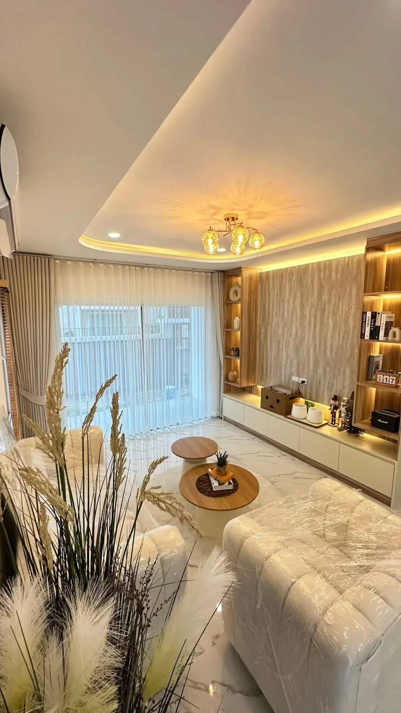  Pruksanara Village, Chaiyaphruek 2, 3 Bedroom 2-story detached house for sale, Jomtien, Pattaya. 3 bedrooms, 3 bathrooms