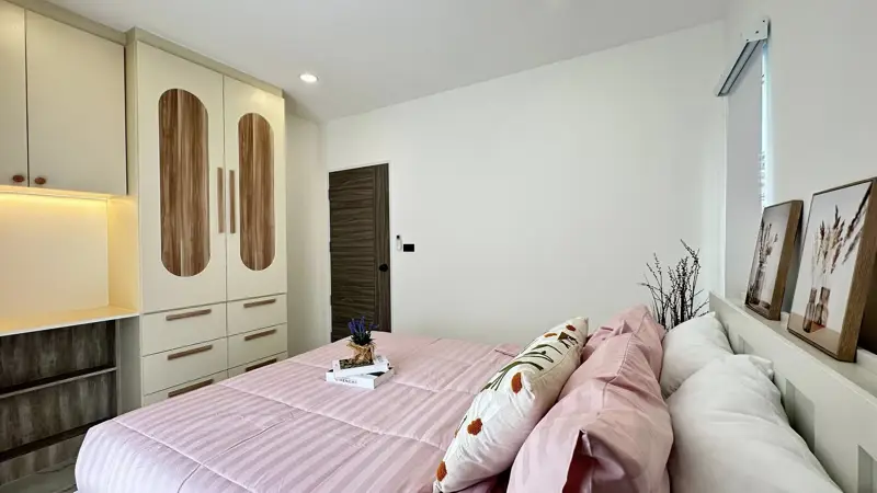  Pruksanara Village, Chaiyaphruek 2, 3 Bedroom 2-story detached house for sale, Jomtien, Pattaya. 3 bedrooms, 3 bathrooms
