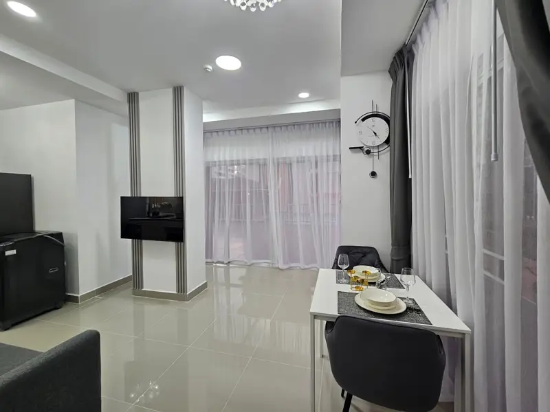 New Nordic Trend 5, 1 Bedroom condo With Pool view  pets allowed.  1 bedroom, 2 bathrooms, 1 living room. 45 square meters.