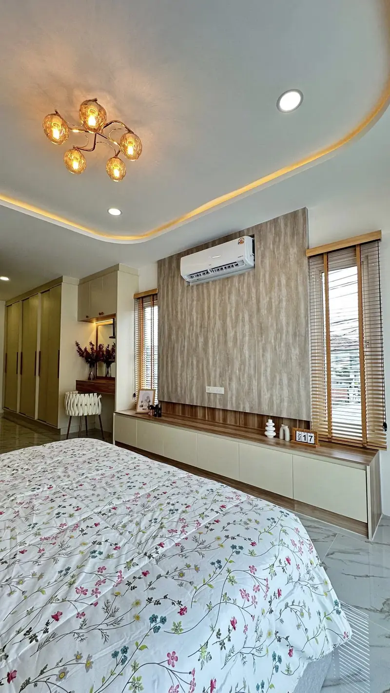  Pruksanara Village, Chaiyaphruek 2, 3 Bedroom 2-story detached house for sale, Jomtien, Pattaya. 3 bedrooms, 3 bathrooms
