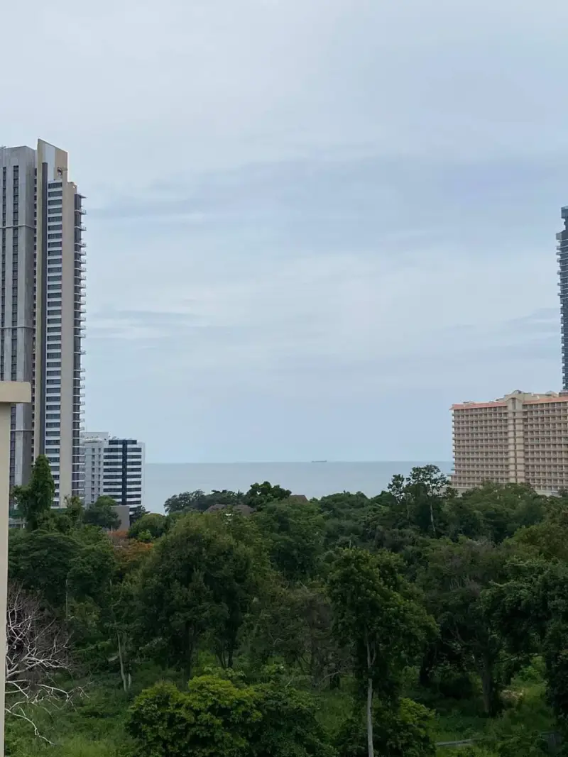  1 bed Condo Wongamat with  range of facilities available, including the reception area, swimming pool, gym, sauna and steam rooms, key card access, and a 24-hour security