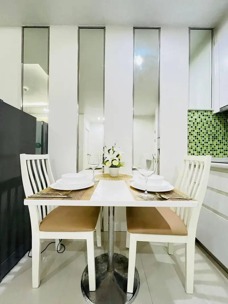 5th floor  View: Pool view Condo for rent at Amazon Residence Jomtien,   Layout: 1 bedroom, 1 bathroom  Size: 35 sq m 