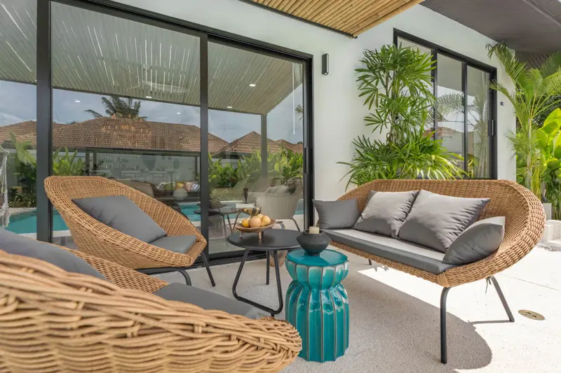 Tungklom 5 Bedroom Pool Villa Private pool and outdoor terrace Fully furnished witH  Open-plan living and dining area Modern kitchen with high-end appliance