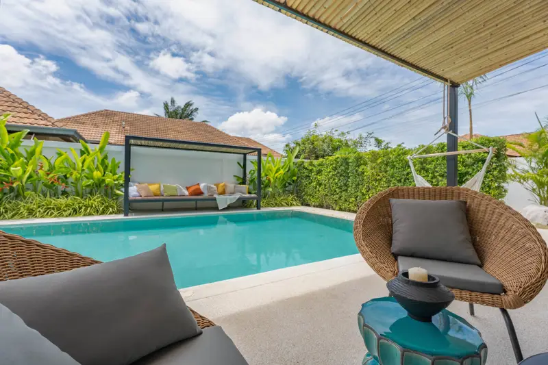 Tungklom 5 Bedroom Pool Villa Private pool and outdoor terrace Fully furnished witH  Open-plan living and dining area Modern kitchen with high-end appliance