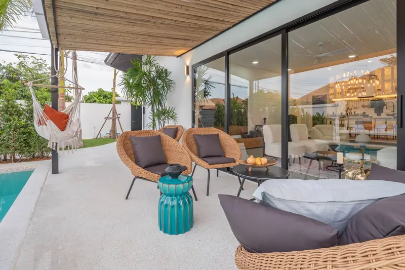 Tungklom 5 Bedroom Pool Villa Private pool and outdoor terrace Fully furnished witH  Open-plan living and dining area Modern kitchen with high-end appliance