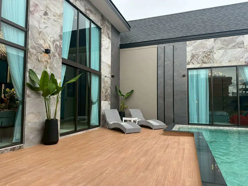 Luxury Private Villa for sale at Pattaya ( Mabprachan)  Total usable area: 312 Sq.m.  3 Bedrooms 4 Bathrooms