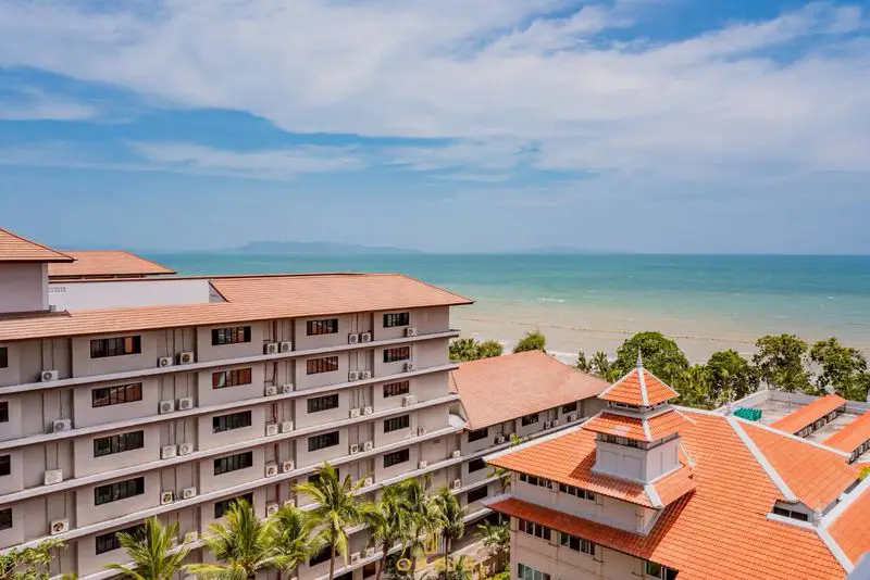 Sea view condo in Jomtien for sale  modern equipped apartment is located at View Talay 5c