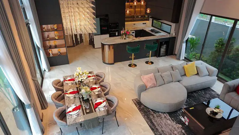 Luxury Private Villa for sale at Pattaya ( Mabprachan)  Total usable area: 312 Sq.m.  3 Bedrooms 4 Bathrooms