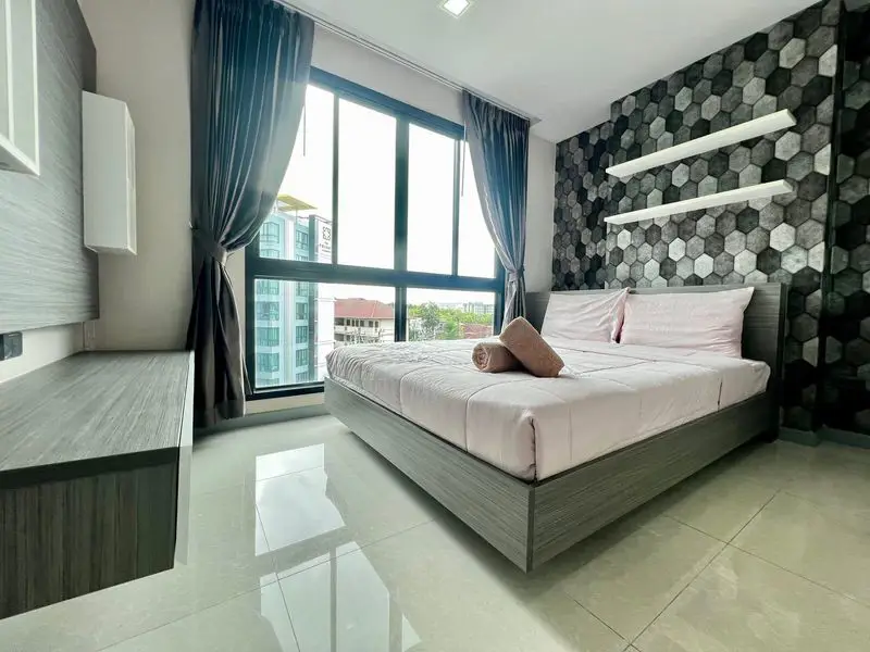 1 bed condo for sale in Naklua Pattaya located in Na Kluea, Pattaya with pool fitness and Gardens and was completed in Jan 2013