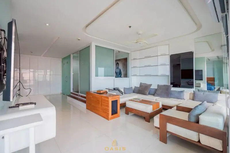 Sea view condo in Jomtien for sale  modern equipped apartment is located at View Talay 5c