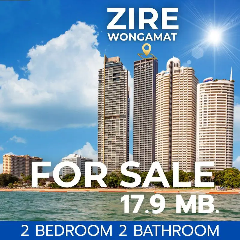 seaview Condo at Zire Wongamat at Wongamat, Pattaya has the following facilities: Swimming pool, Gym, Security, Car park, Garden, Tennis court, Sauna and Concierge.