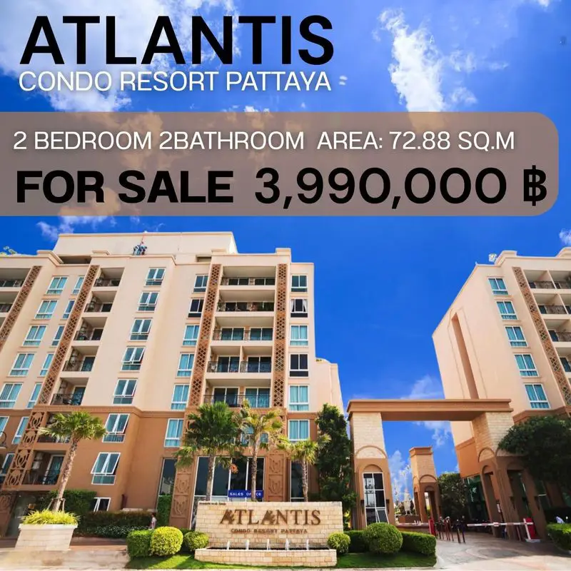 Atlantis Condo Resort Pattaya 2 Bedroom for sale 