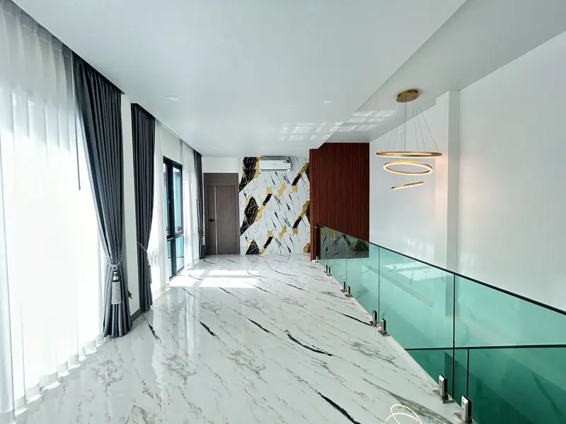 Jomtien Pool Villa 3 Bedroom  2 Floor Big Living room European Kitchen Thai Kitchen with laundry area